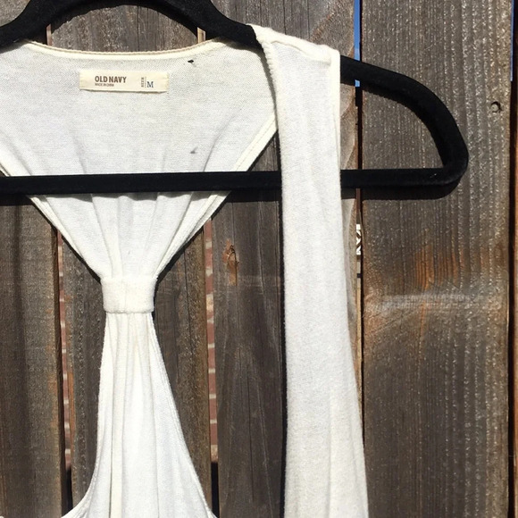 Old Navy Tops - OLD NAVY cream sleeveless cardigan